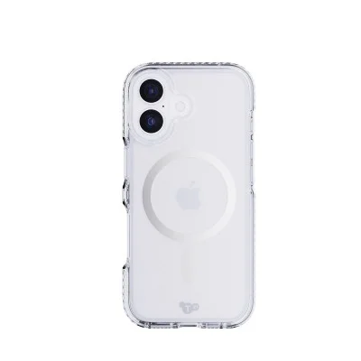 Tech21 Apple Iphone 17 Evocrystal W/Magsafe-Clear/Metalic Silver